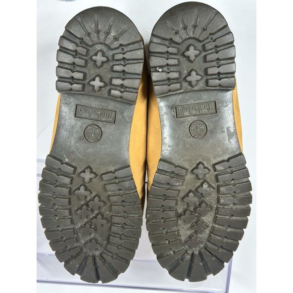 VTG Timberland Basic Men's Boots Size 13 Wheat Nubuck 6" Waterproof 27060 - Picture 12 of 14